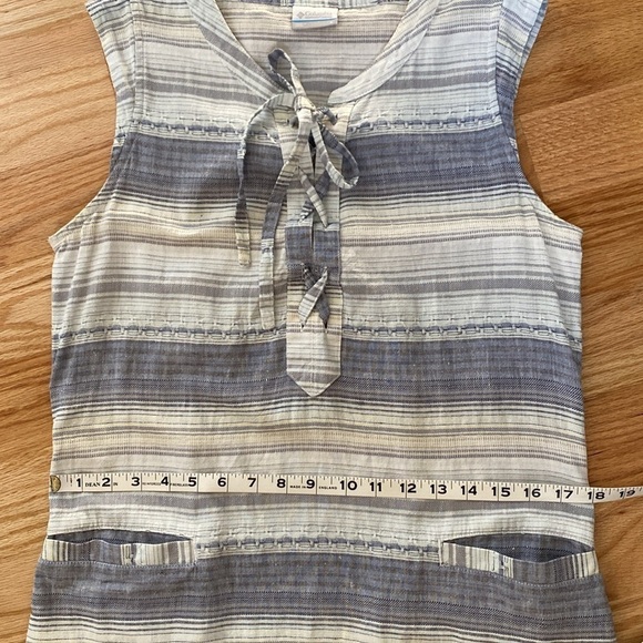 Eddie Bauer Activewear Dress Women’s S Mini hemp Cotton Beach Lagenlook coastal - Picture 10 of 14